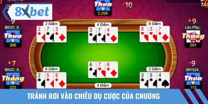 Chơi bài với tâm lý tỉnh táo để tránh rơi vào chiêu dụ của chương