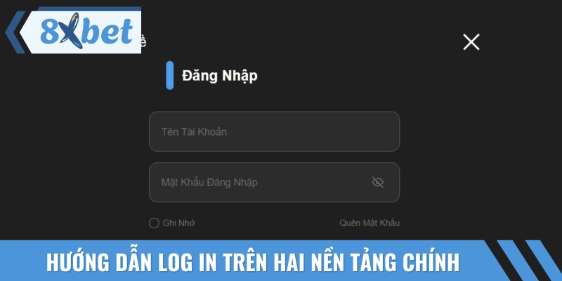 Hướng dẫn đăng nhập hỗ trợ đăng nhập nhiều nền tảng
