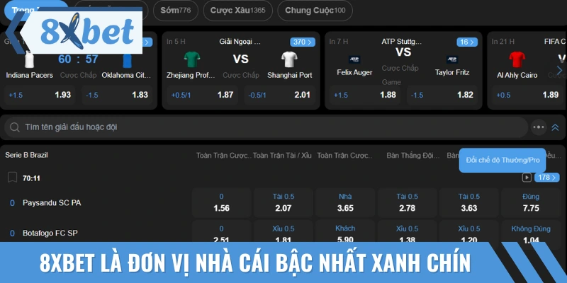 8XBET - Top nhà cái uy tín thích hợp để đầu tư sinh lời